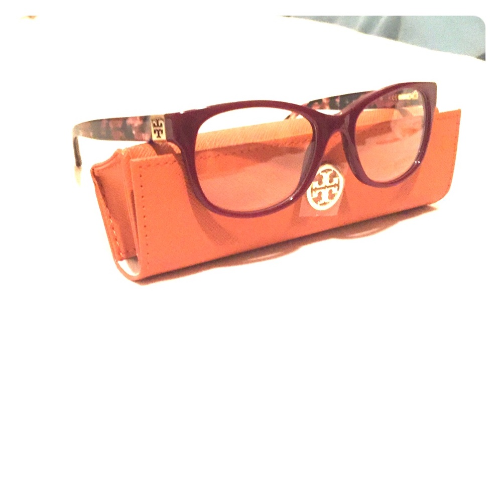 Brand new Tory Burch frames, burgundy/tortoise